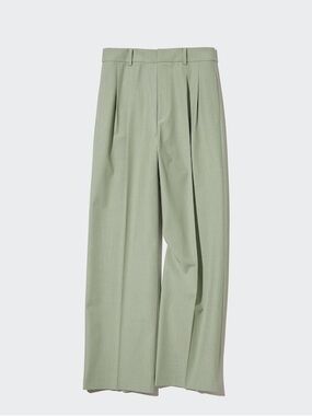 UNIQLO Wide Leg Pleated Pants